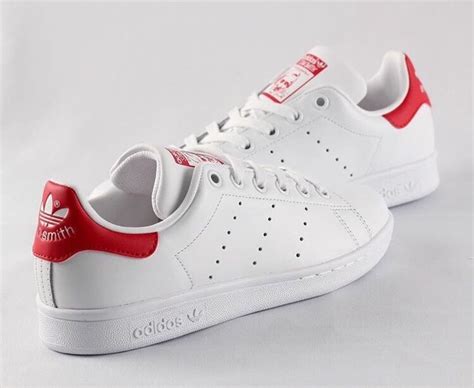 Red Stan Smith Shoes 